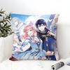 Pillow Case Cotton Linen Fabric Square Zipper Pillowcase Home Decorative Living Room Comic Light Novel 7-7Th Time Loop 1