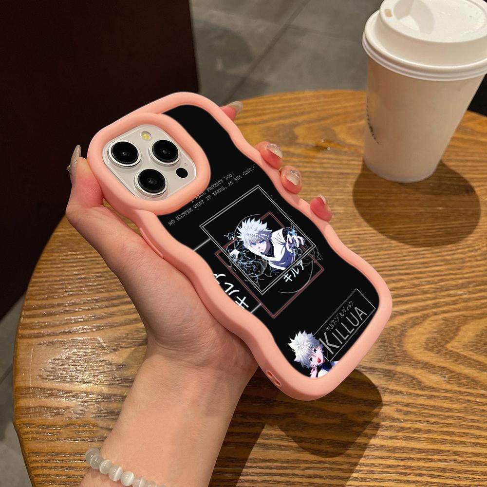 Ae82 Hunter X Hunter Anime Art Huse de protecție pentru telefon pentru Samsung S24 Plus S23 Ultra A14 A55 A06 Honor X9b Motorola OnePlus Big Wave TPU Husă din spate