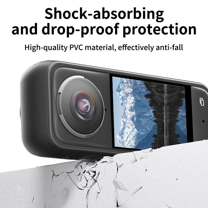 For Insta 360 X4 Frame Plastic Protective Case X4 Panoramic Action Camera Anti-fall Protection Bracket Accessories