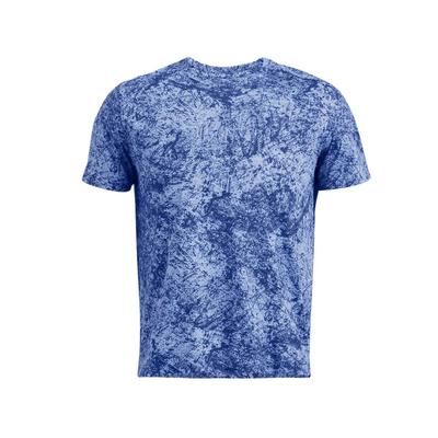 Launch Elite All Over Print Crew Neck T-Shirt Men Tops Tech-Blue 1382615-432