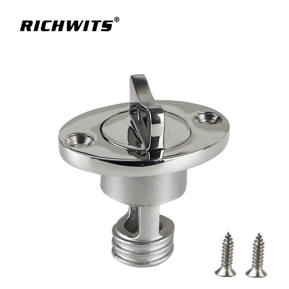 

316 Stainless Steel Boat Transom Drain Plug for Kayak and Bilge
