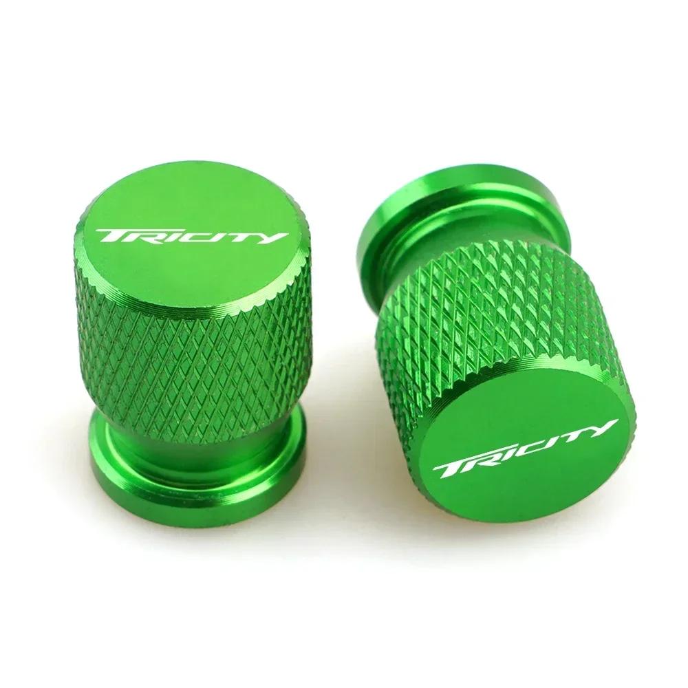 

Мотоциклетные аксессуары Колпачки на ниппель колеса Крышка порта для воздуха Для Yamaha Tricity 300 155 125 Tricity300 Tricity125 2015-2025 зелёный