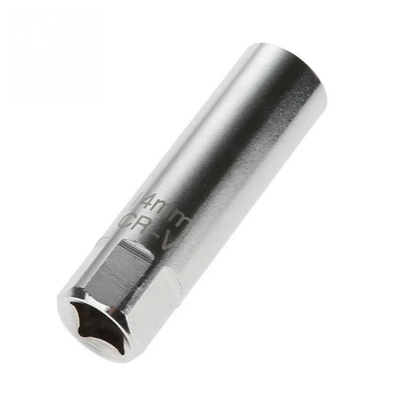Thin Wall Swivels Magnetic Spark Plugs Socket Set 14Mm 3/8Inch Drive 12 Point Removal Tool for Tight Engine Spaces