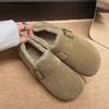 Soft Winter Shoes Women Casual Female Sneakers Slip-on Round Toe Loafers With Fur Autumn New Slip On Moccasin Driving Fall Buckl