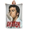 Dexter Morgan Movie Knitted Blankets Flannel Lightweight Thin Throw Blankets for Bed Bedroom Quilt