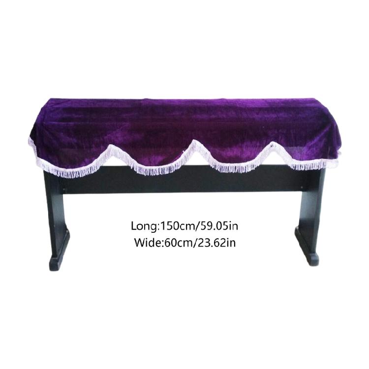Soft Velvet Keyboard Protector Electric Piano Cover Providing Dust Prevention And Surfaces Protection For 88 Key Pianos