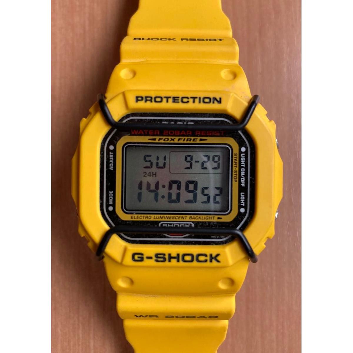 Casio G-SHOCK DW-5600VT-9T Yellow Unused item Battery replaced 1999 release limited item