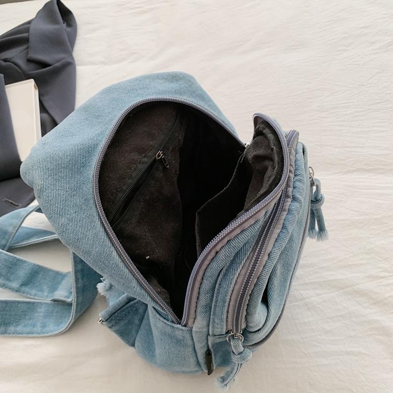 Damen Brusttasche Große Kapazität Mehrschichtige Umhängetasche Crossbody-Tasche