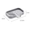 Silicone Sink Tray for Kitchen Organization - Non-Food Contact Soap Dish Holder with Drain Lip - Countertop Scrubber Drainer for Brushes