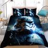 S-STAR W-WARS Duvet Cover Set Home Style Bedding Soft Laundry Cotton Bed 3 Piece Set Student Dormitory Gift