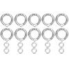 10Pcs Bird Parrots Leg Ring Outdoor Fly Training Activity Opening Clip Accessories#12