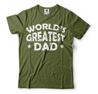 Dad T-shirt World's Greatest Dad Shirt Fathers Day Dad T-Shirt Dad Birthday Tee Unisex T-Shirt