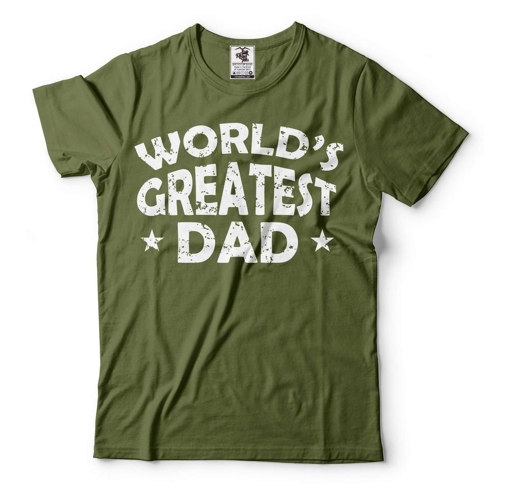 Dad T-shirt World s Greatest Dad Shirt Fathers Day Dad T-Shirt Dad Birthday Tee Unisex T-Shirt S