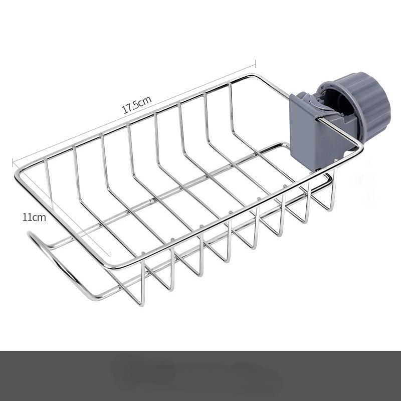 Nerezové police na baterie Kuchyňský dřez Úložný prostor pro mytí nádobí Odtokové police