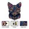 108/178 Pcs Challenging Cat Jigsaw Puzzle 2 Size Animal Shape Puzzles Cat Shape Puzzle  Table Games