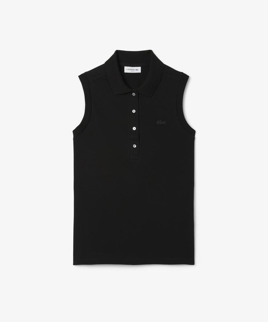 LACOSTE Women'S Slim Fit Sleeveless Polo Shirt Pf5445-56G 031