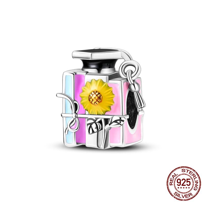 Copper Couple Lovers Sisters The Swing Pendant Charms Fit Original Bracelet Diy Bead Women Jewelry Gift