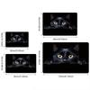 1Pcs Anti Fatigue Kitchen Rugs, Black Cat  Print Waterproof Non-Slip Thick Cushioned Kitchen Mat Heavy Duty Comfort Standing Mat for Kitchen