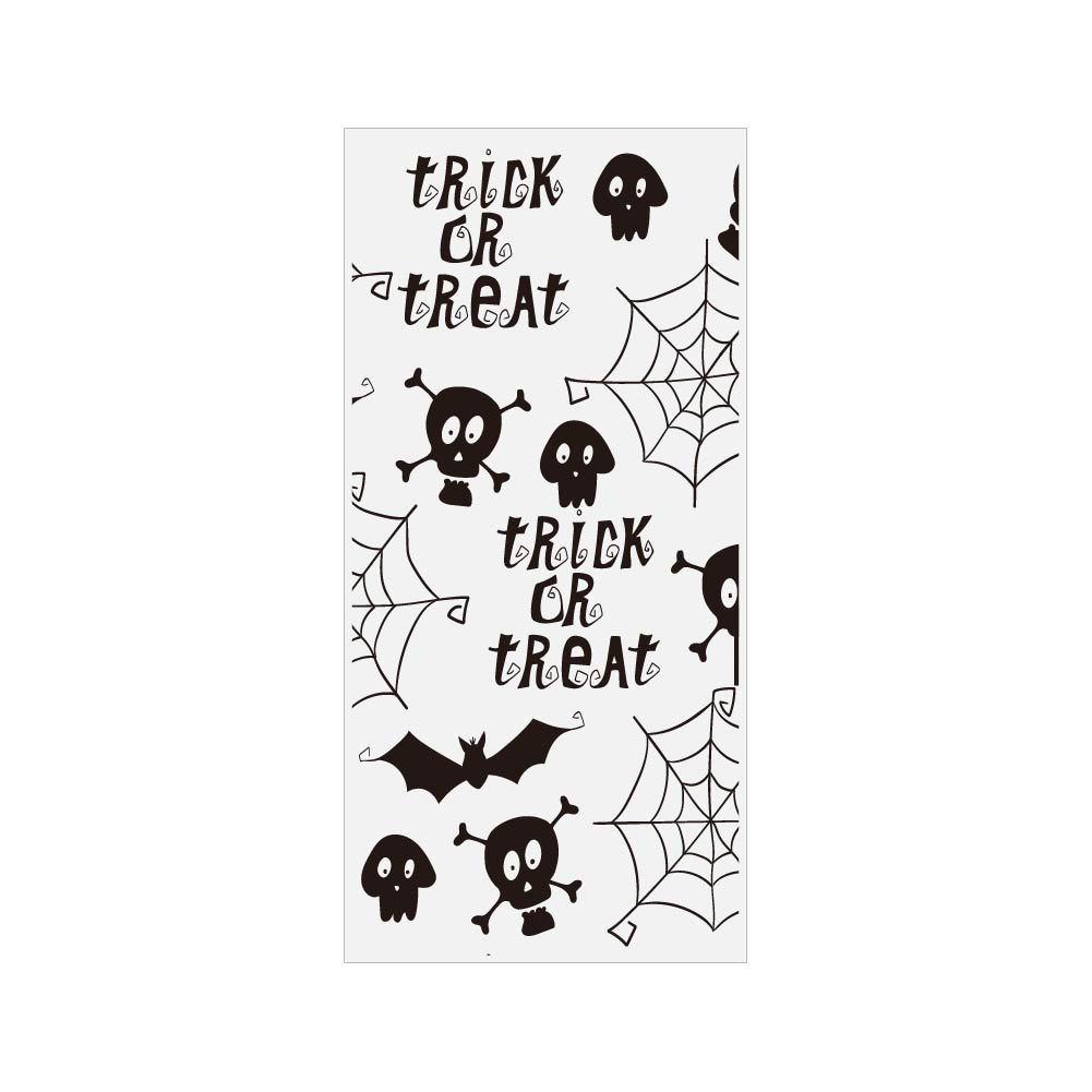 Halloween Black Candy Gift Bag - Plastic OPP Party Flat Bag