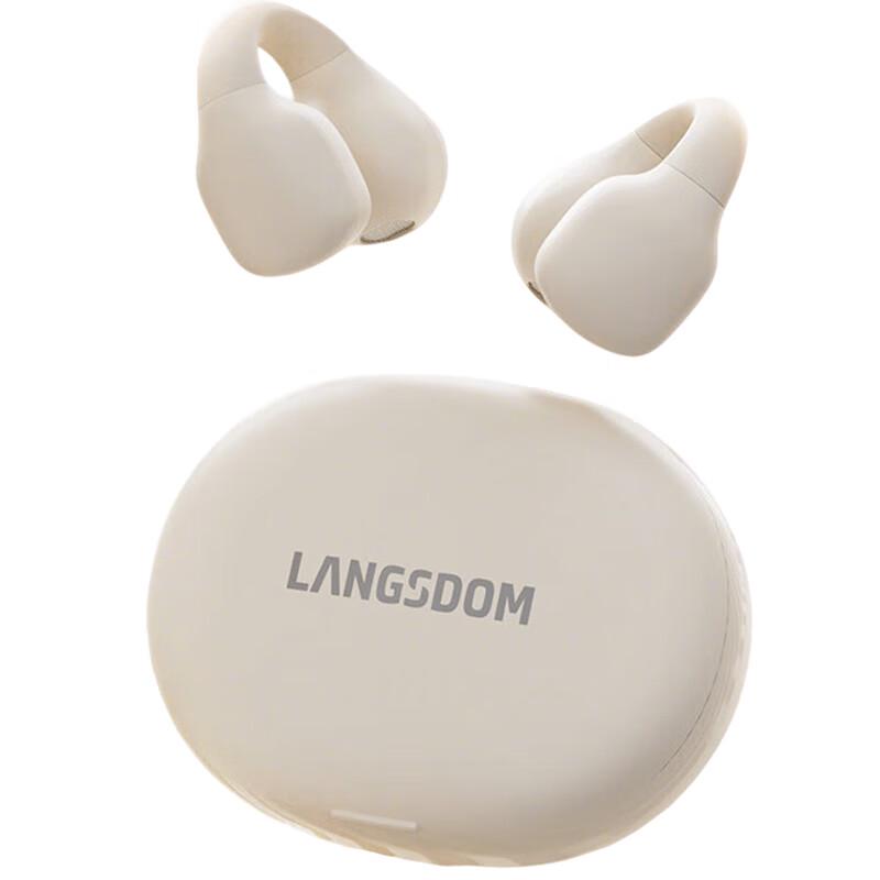 

Langsdom ClipBuds R2 Open-Ear Ear-Clip Bluetooth Earphones