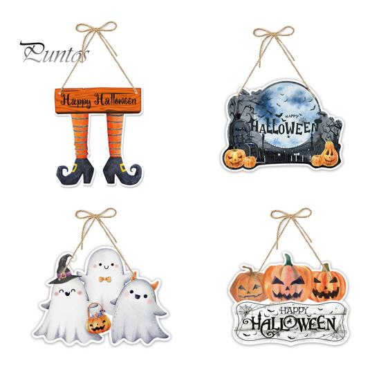Eye-catching Halloween Decoration Pumpkin Door Hanging Decor, Spooky Festive Wall Ornament for Party Pendant Scene, Front Entryway Decoration,