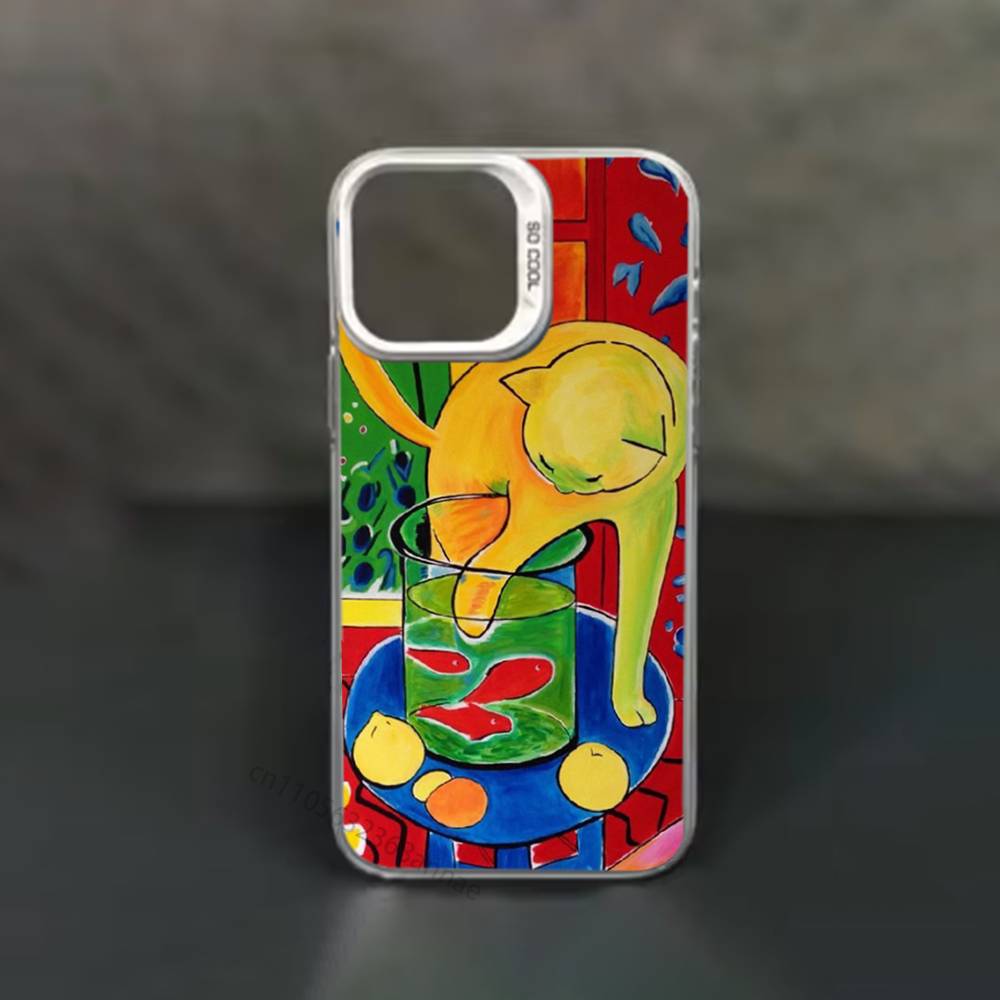 Henri Matisse Art Painting Phone Case for iPhone 15 16 Pro Max Air SE 11 13 Pro 14 Plus 12 11Pro 15Pro Max 16e Cover
