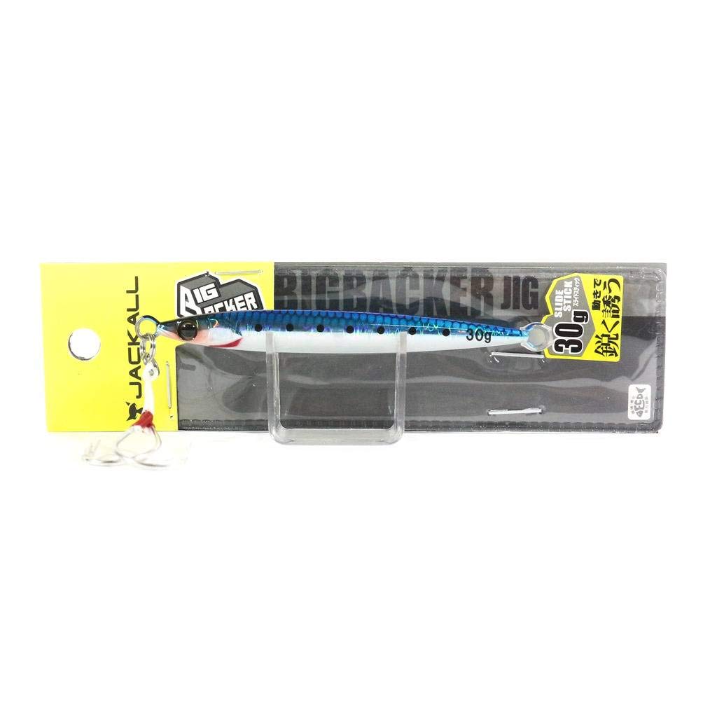 JACKALL Big Backer Metal Stick 30g Wave Jig/Slide Sardine/Magma Holo.