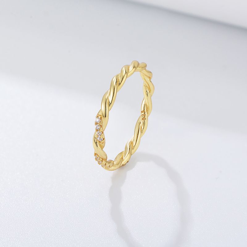 925 Silver Fashion Round Plain White Zircon Ring For Women Anniversary Party Creativity High Quality Fine Jewelry