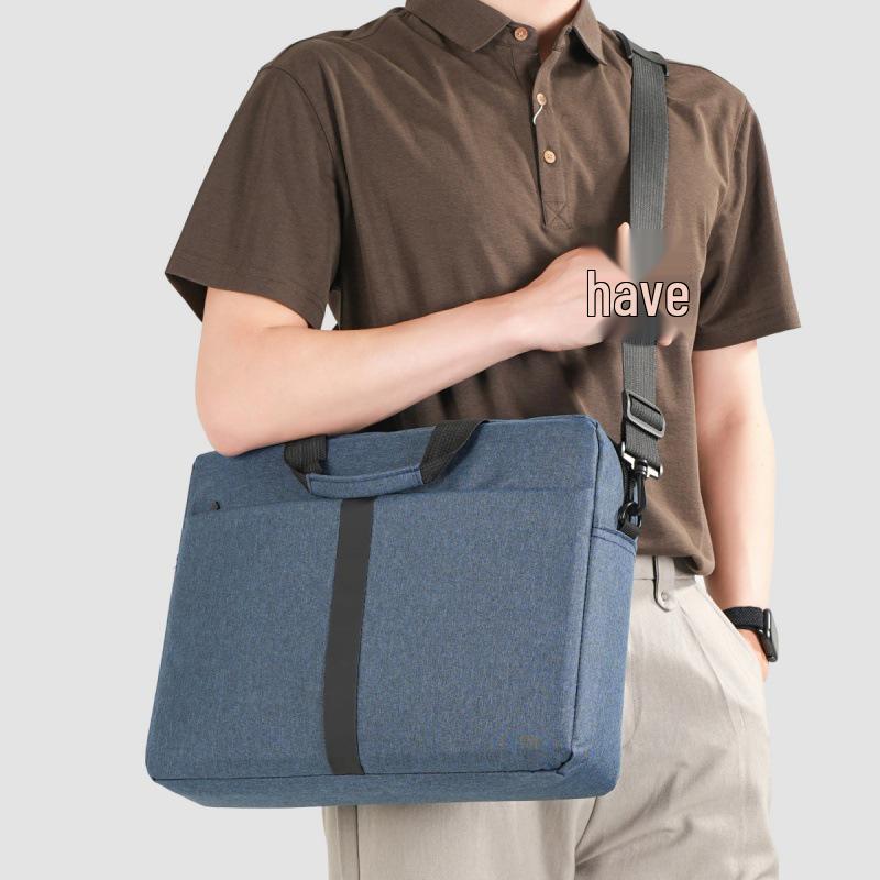 Fashionable Business Laptop Briefcase: Spacious Shoulder Bag with Customizable Logo