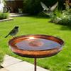 Outdoor Garden Bird Bath Accessories Copper Disc, Water Purifier Pure 3 Point Decorative Waterscape Support, 4 Inch Purification Disc for
