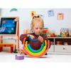 Educational Game - Rainbow - Colorful Wooden Knots - 8 Pieces - From 18 Months - Mixed