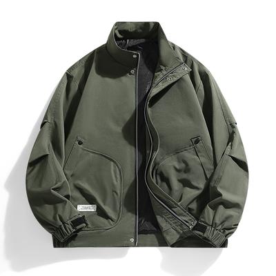 Men's Standing Collar Jacket Versatile Casual Jacket