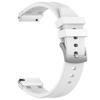 20mm Quick‑Release Silver‑Buckle Royal‑Style Silicone Watch Band Strap, Replacement Wrist Accessory for Huawei Watch GT3 42mm Smart Watch