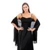 Sciarpa Sottile in Chiffon Monocolore per Abito da Sera Sposa Damigella d'Onore Abito da Sposa Cheongsam Sciarpa da Festa