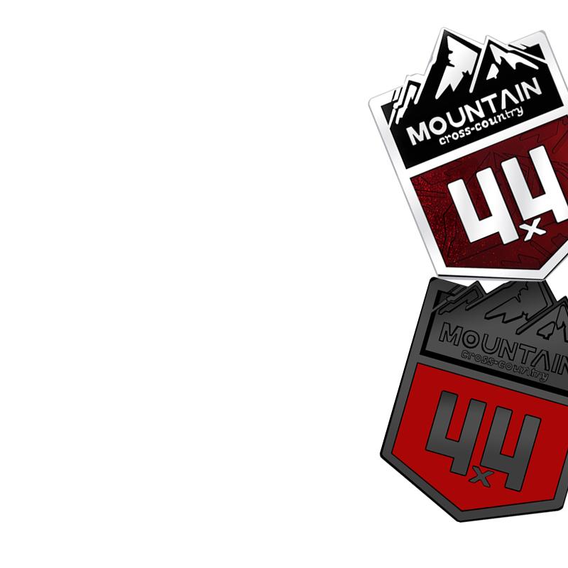 Metal Emblem Car Styling 4x4 Mountain Front Grille Sticker Badge for Jeep Compass Grand Cherokee Renegade Wrangler SUV 4WD ALT1