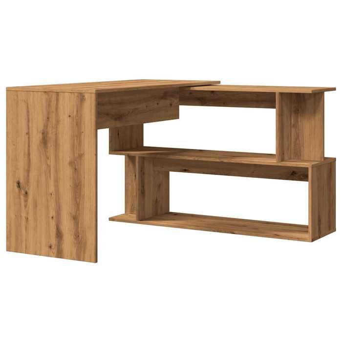 VidaXL Corner Desk Artisan Oak 200.5x50x76 Cm Engineered Wood, Desk, Writing Desk, Computer Desk, 855957
