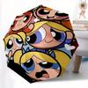 1pc Powerpuff Girls Automatic Folding Umbrella with 8-Rib Compact & Lightweight Design, Self-Opening/ Closing039