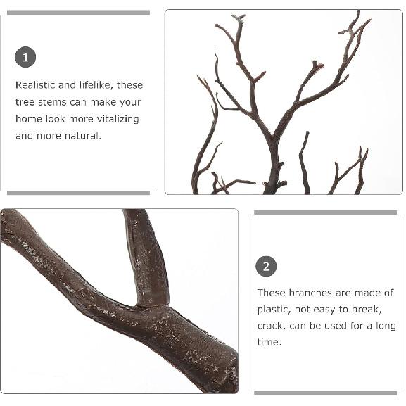 Antler Shaped Tree Branches: 4pcs Antler Shaped Tree Branch, Halloween Tree Branches Decoration, Decorative Branches, Artificial Dried Tree Branches