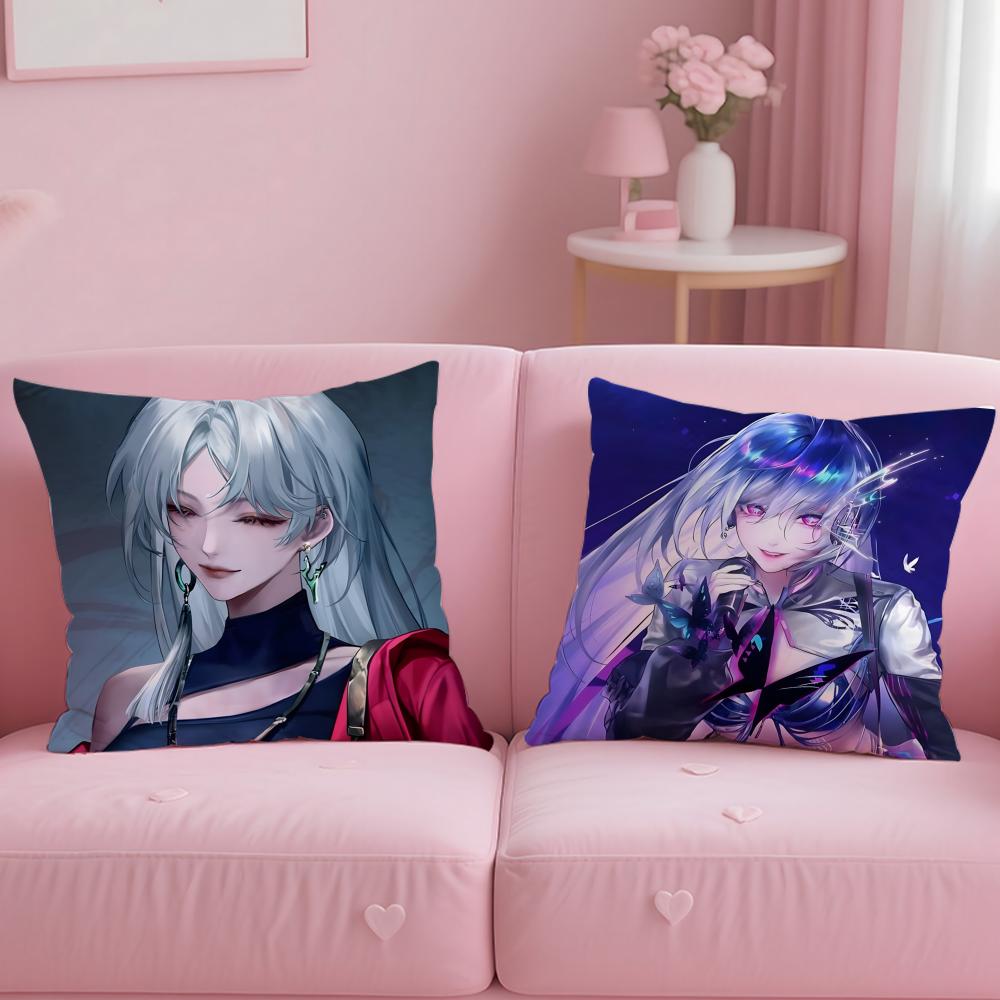Game anime P-Path to N-Nowhere Cushion Cover Comfortable Reversible Pillow Cover Ideal for Car Sofa Bedroom & Beyond