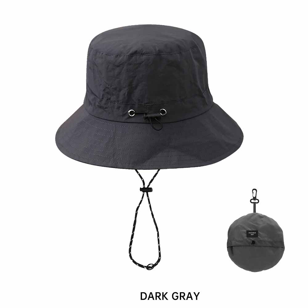 Outdoor Waterproof Sun Hat Men Women Portable Fishing Cap Quick Dry Protection Bucket Hat Travel Hiking Camping Storage Bag