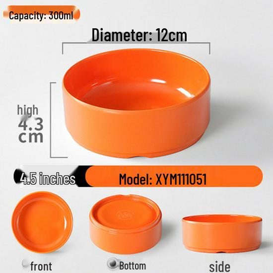 A5 Melamine Steaming Bowl - Small, Colorful, Durable for Fast Food & Steamed Dishes