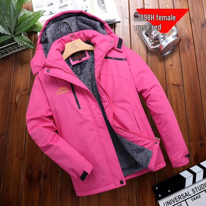 

Мужская и женская водонепроницаемая дышащая уличная зимняя ветровка с флисовой подкладкой 4XL