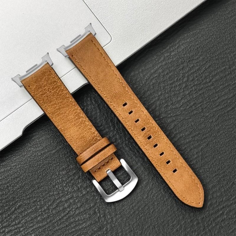 Leather Strap for Samsung Galaxy Watch 8 Ultra2 Quick Release Band for Samsung Galaxy 8 Classic