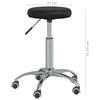 VidaXL Tabouret de massage Similicuir Noir