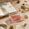 School Supplies for Organization 10PCS Rose Gold Metal Paper Clips, Decorative Cartoon Shape Cute Bookmarks Bookmarks, Creative Documents Organizers