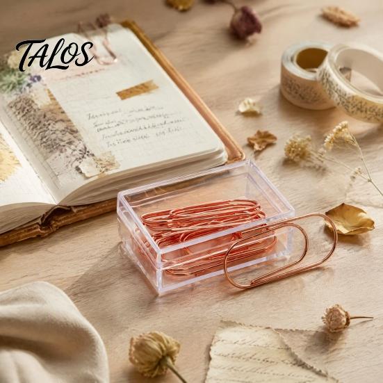 School Supplies for Organization 10PCS Rose Gold Metal Paper Clips, Decorative Cartoon Shape Cute Bookmarks Bookmarks, Creative Documents Organizers
