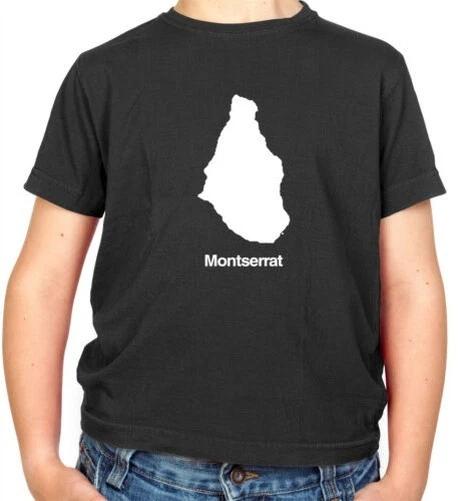 Country Silhouettes Montserrat Kids T-Shirt - Plymouth - Brades - Little Bay 160