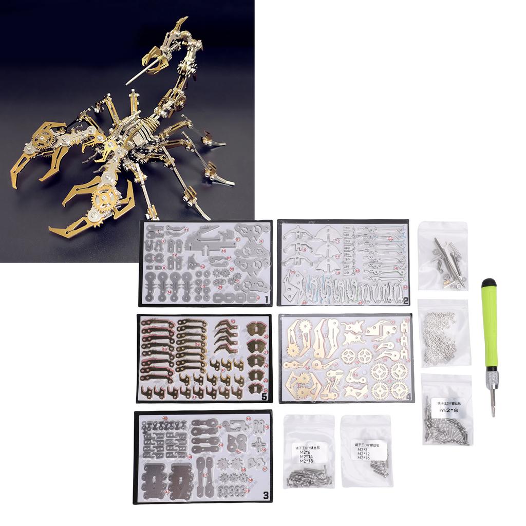 3D Metal Puzzles Kit To Build STEM Educational Toy   Mechanical Puzzle Building Blocks for Kids Adults