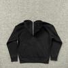 LUXEONStreetwear Zipper Hoodies Men Women High Quality Black Sweatshirts Casual Pullovers