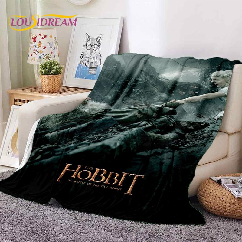 L-Lord of The Rings H-Hobbit Movie Soft Blankets,Keep Warm Throw Blanket Comfortable Blanket for Picnic Beds Sofa Home Bedroom
